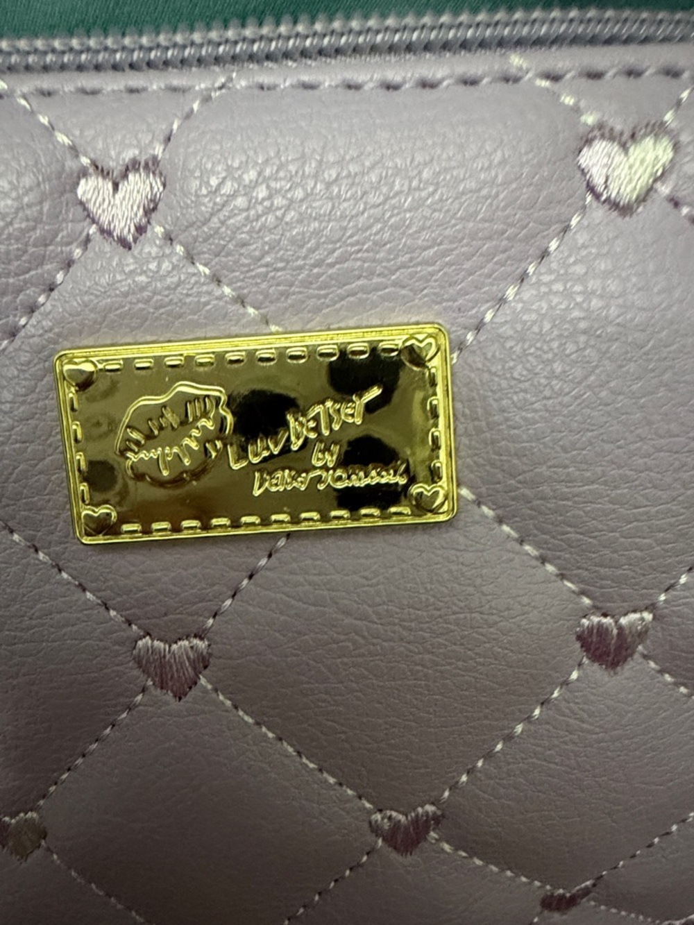 LuvBetty Quilted Cosmetic Case — Lilac